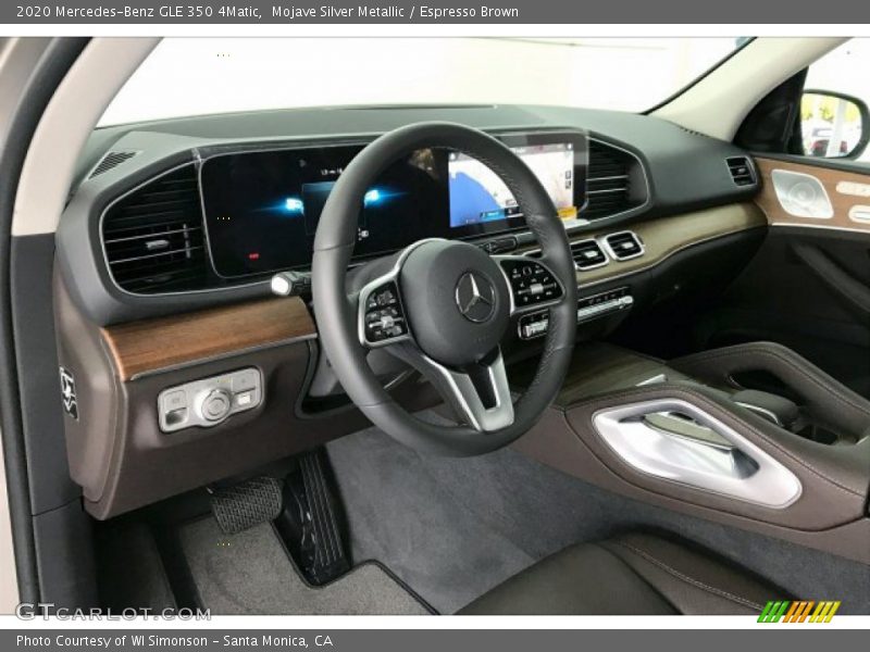 Mojave Silver Metallic / Espresso Brown 2020 Mercedes-Benz GLE 350 4Matic