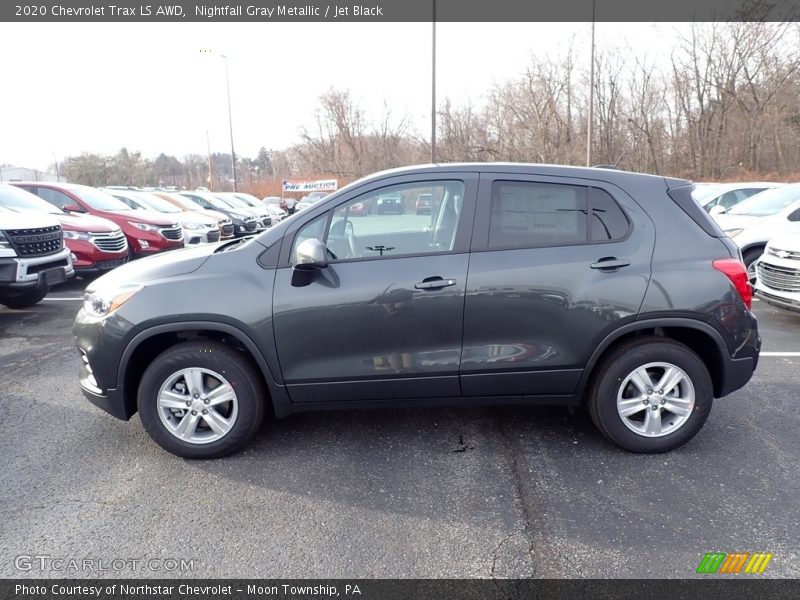 Nightfall Gray Metallic / Jet Black 2020 Chevrolet Trax LS AWD