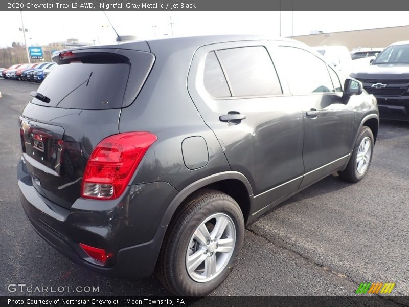 Nightfall Gray Metallic / Jet Black 2020 Chevrolet Trax LS AWD