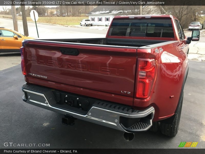Cajun Red Tintcoat / Gideon/Very Dark Atmosphere 2020 Chevrolet Silverado 3500HD LTZ Crew Cab 4x4
