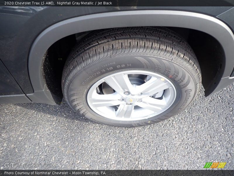 Nightfall Gray Metallic / Jet Black 2020 Chevrolet Trax LS AWD