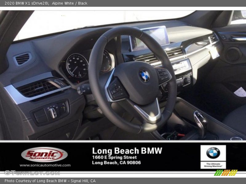 Alpine White / Black 2020 BMW X1 sDrive28i