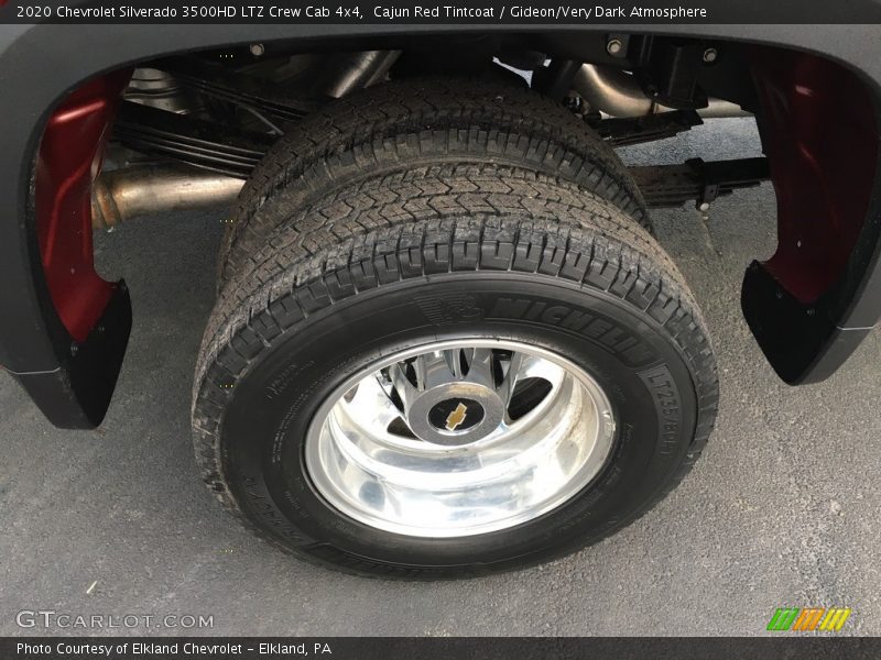 Cajun Red Tintcoat / Gideon/Very Dark Atmosphere 2020 Chevrolet Silverado 3500HD LTZ Crew Cab 4x4