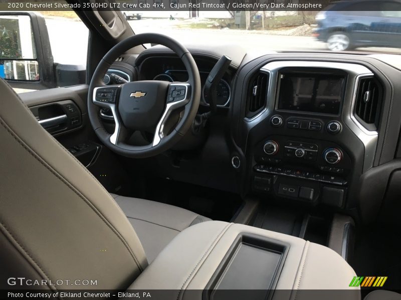 Cajun Red Tintcoat / Gideon/Very Dark Atmosphere 2020 Chevrolet Silverado 3500HD LTZ Crew Cab 4x4