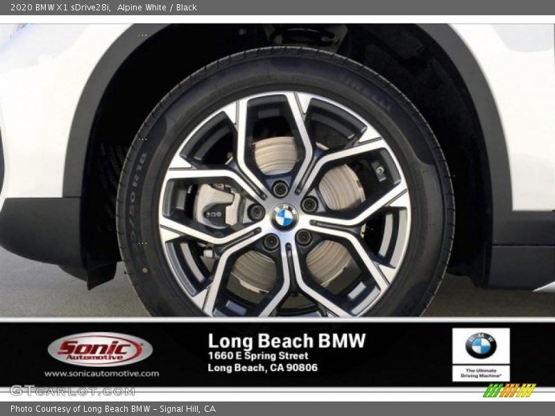 Alpine White / Black 2020 BMW X1 sDrive28i