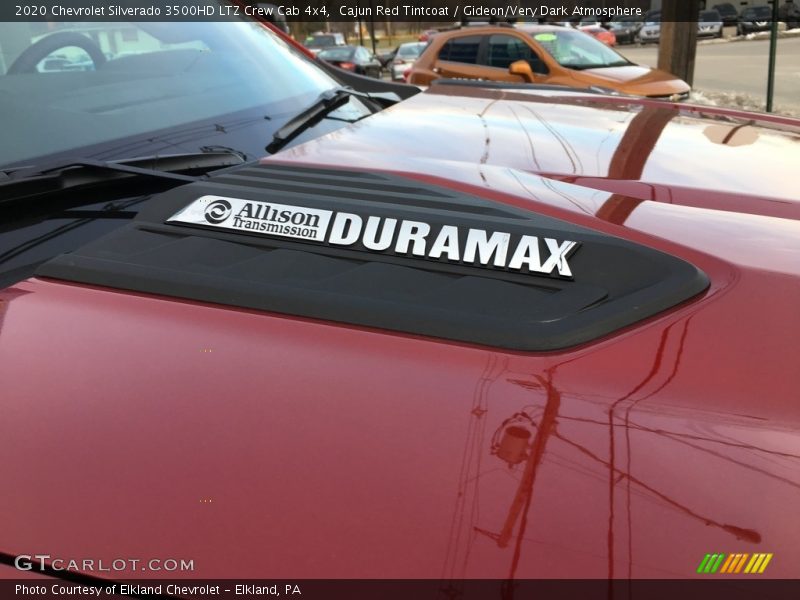 Cajun Red Tintcoat / Gideon/Very Dark Atmosphere 2020 Chevrolet Silverado 3500HD LTZ Crew Cab 4x4