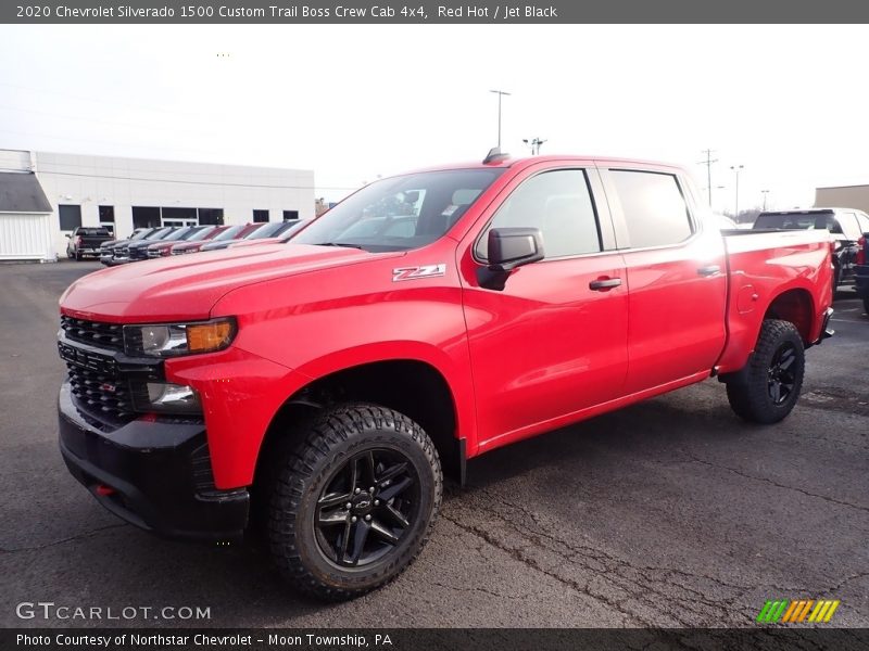 Red Hot / Jet Black 2020 Chevrolet Silverado 1500 Custom Trail Boss Crew Cab 4x4