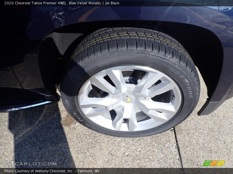 Blue Velvet Metallic / Jet Black 2020 Chevrolet Tahoe Premier 4WD