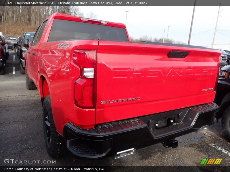 Red Hot / Jet Black 2020 Chevrolet Silverado 1500 Custom Trail Boss Crew Cab 4x4