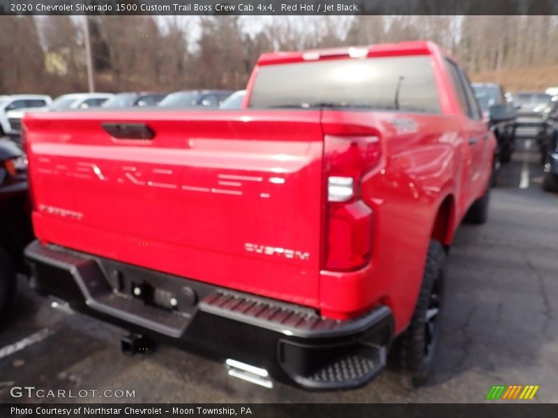 Red Hot / Jet Black 2020 Chevrolet Silverado 1500 Custom Trail Boss Crew Cab 4x4