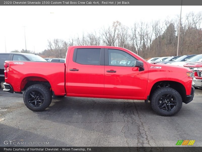 Red Hot / Jet Black 2020 Chevrolet Silverado 1500 Custom Trail Boss Crew Cab 4x4