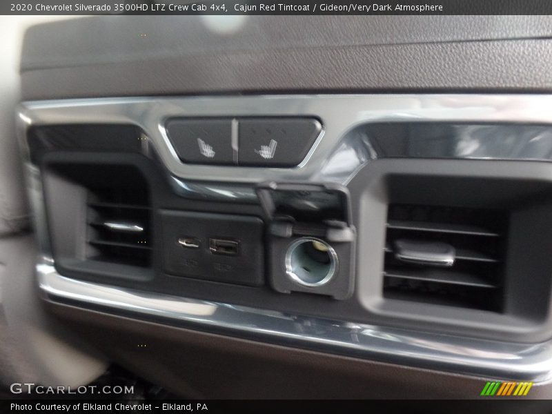 Cajun Red Tintcoat / Gideon/Very Dark Atmosphere 2020 Chevrolet Silverado 3500HD LTZ Crew Cab 4x4