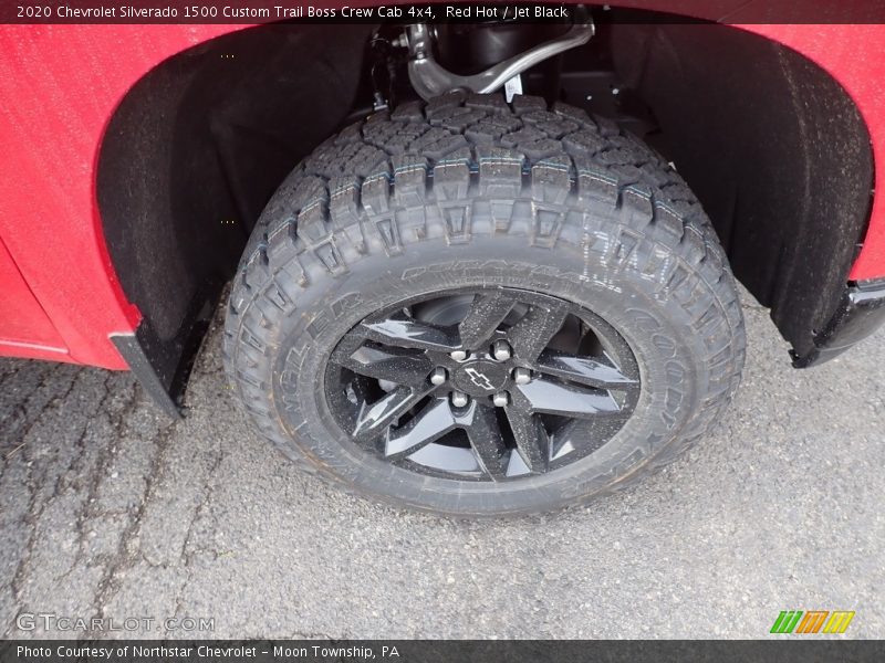 Red Hot / Jet Black 2020 Chevrolet Silverado 1500 Custom Trail Boss Crew Cab 4x4