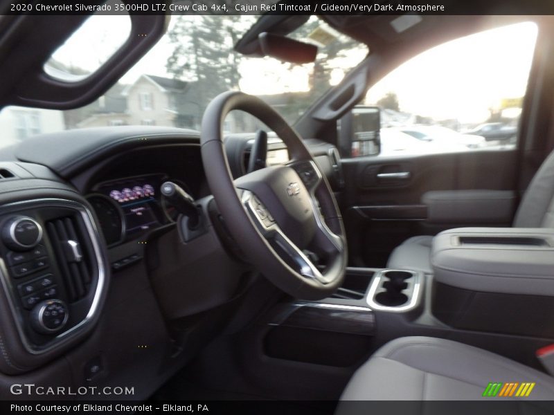 Cajun Red Tintcoat / Gideon/Very Dark Atmosphere 2020 Chevrolet Silverado 3500HD LTZ Crew Cab 4x4