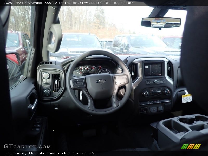 Red Hot / Jet Black 2020 Chevrolet Silverado 1500 Custom Trail Boss Crew Cab 4x4
