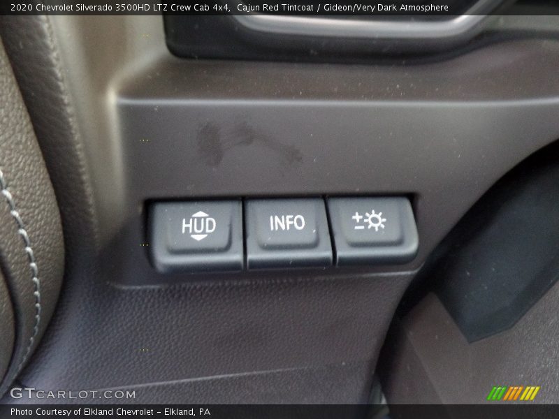 Cajun Red Tintcoat / Gideon/Very Dark Atmosphere 2020 Chevrolet Silverado 3500HD LTZ Crew Cab 4x4