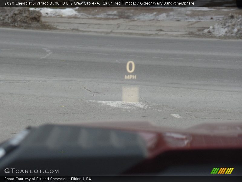 Cajun Red Tintcoat / Gideon/Very Dark Atmosphere 2020 Chevrolet Silverado 3500HD LTZ Crew Cab 4x4