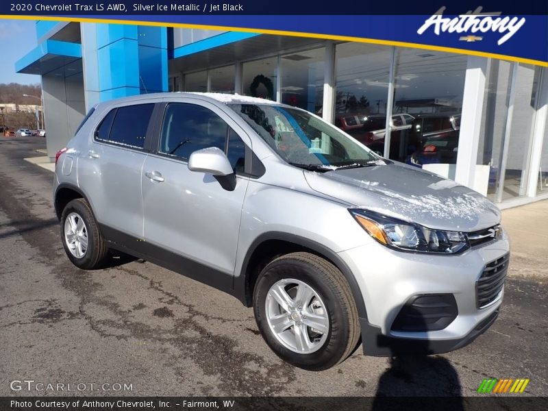 Silver Ice Metallic / Jet Black 2020 Chevrolet Trax LS AWD