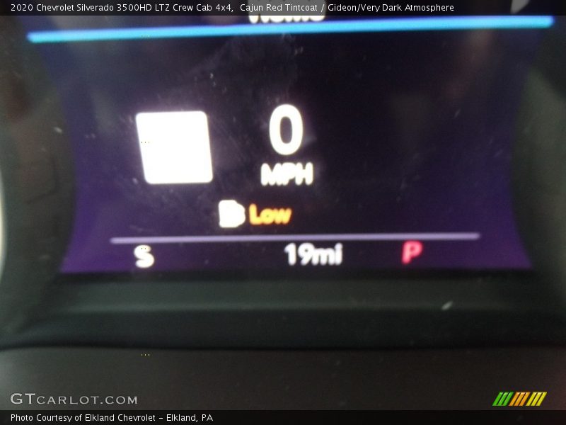 Cajun Red Tintcoat / Gideon/Very Dark Atmosphere 2020 Chevrolet Silverado 3500HD LTZ Crew Cab 4x4