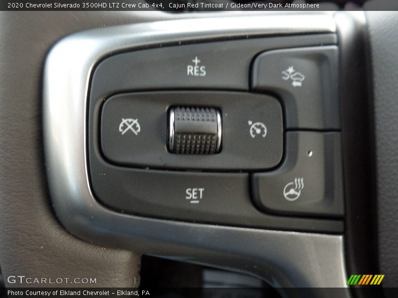 Cajun Red Tintcoat / Gideon/Very Dark Atmosphere 2020 Chevrolet Silverado 3500HD LTZ Crew Cab 4x4
