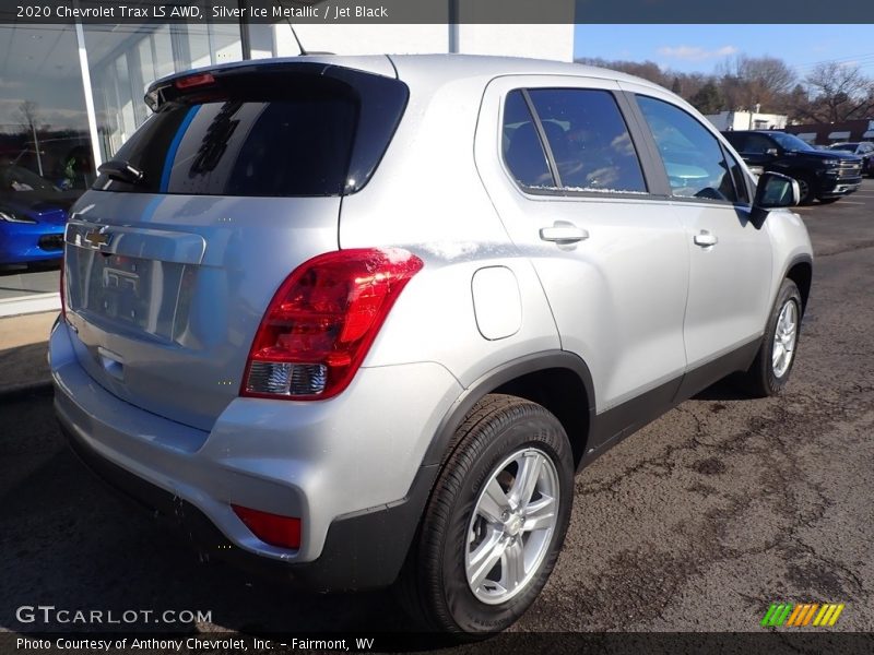 Silver Ice Metallic / Jet Black 2020 Chevrolet Trax LS AWD