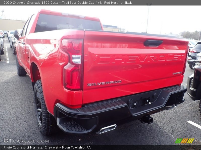 Red Hot / Jet Black 2020 Chevrolet Silverado 1500 Custom Trail Boss Double Cab 4x4