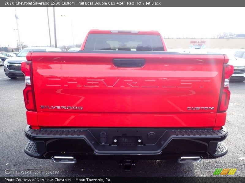 Red Hot / Jet Black 2020 Chevrolet Silverado 1500 Custom Trail Boss Double Cab 4x4