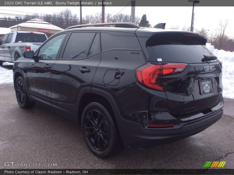 Ebony Twilight Metallic / Jet Black 2020 GMC Terrain SLE AWD