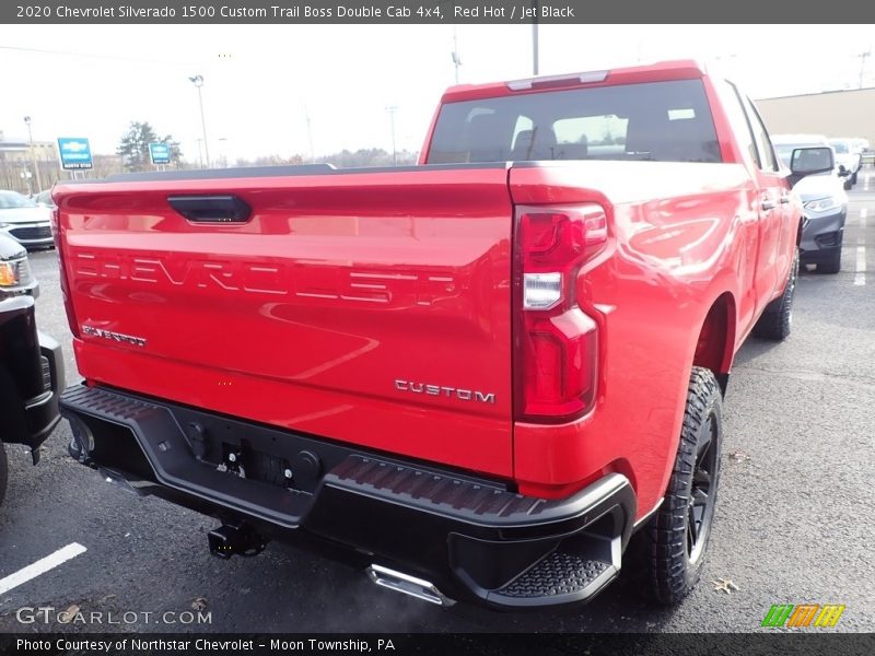 Red Hot / Jet Black 2020 Chevrolet Silverado 1500 Custom Trail Boss Double Cab 4x4