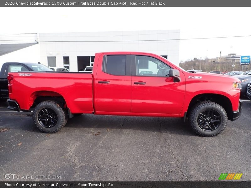 Red Hot / Jet Black 2020 Chevrolet Silverado 1500 Custom Trail Boss Double Cab 4x4