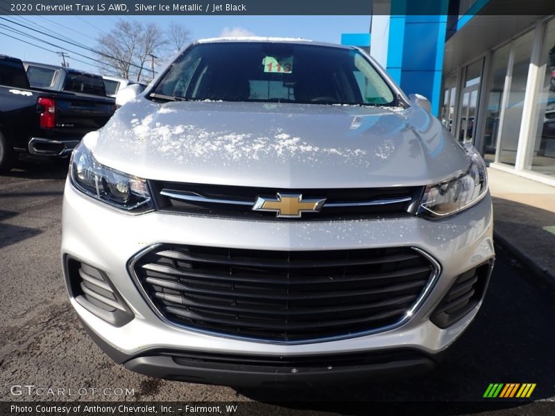 Silver Ice Metallic / Jet Black 2020 Chevrolet Trax LS AWD