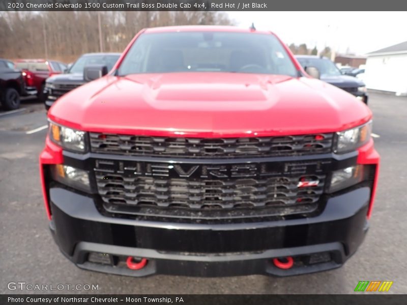 Red Hot / Jet Black 2020 Chevrolet Silverado 1500 Custom Trail Boss Double Cab 4x4