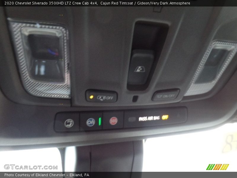 Cajun Red Tintcoat / Gideon/Very Dark Atmosphere 2020 Chevrolet Silverado 3500HD LTZ Crew Cab 4x4