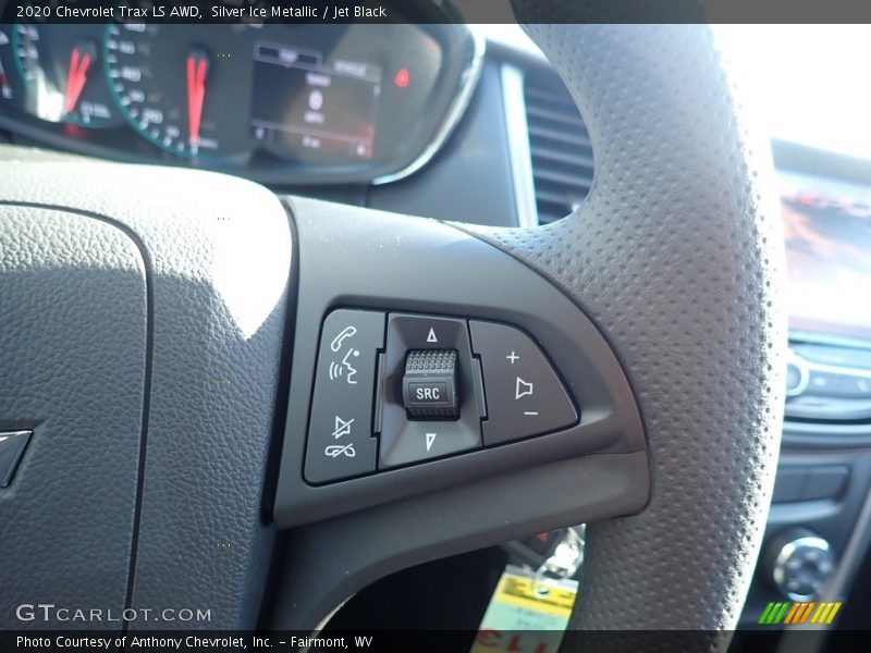 Silver Ice Metallic / Jet Black 2020 Chevrolet Trax LS AWD