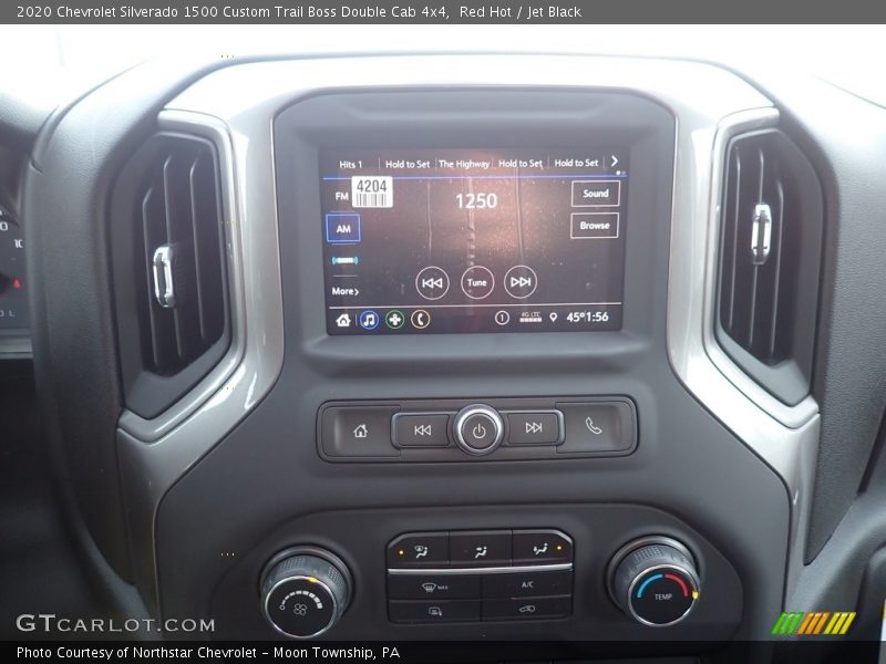 Red Hot / Jet Black 2020 Chevrolet Silverado 1500 Custom Trail Boss Double Cab 4x4