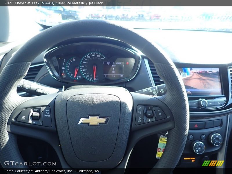 Silver Ice Metallic / Jet Black 2020 Chevrolet Trax LS AWD