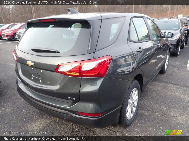 Nightfall Gray Metallic / Ash Gray 2020 Chevrolet Equinox LS AWD