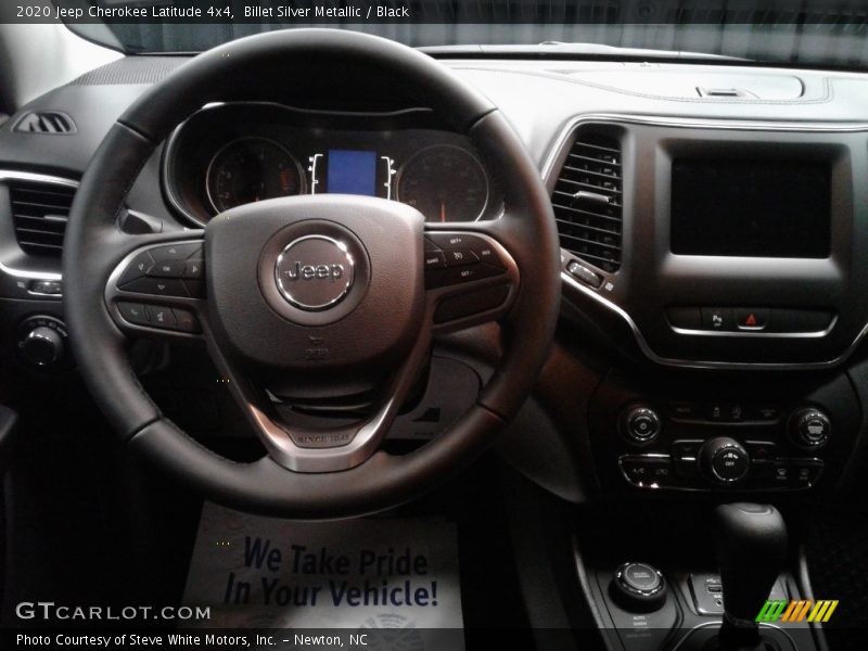 Billet Silver Metallic / Black 2020 Jeep Cherokee Latitude 4x4
