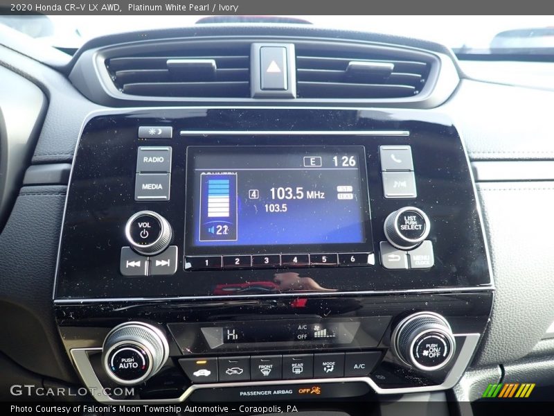 Platinum White Pearl / Ivory 2020 Honda CR-V LX AWD