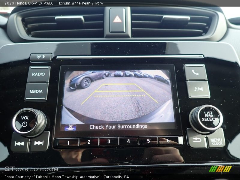 Platinum White Pearl / Ivory 2020 Honda CR-V LX AWD
