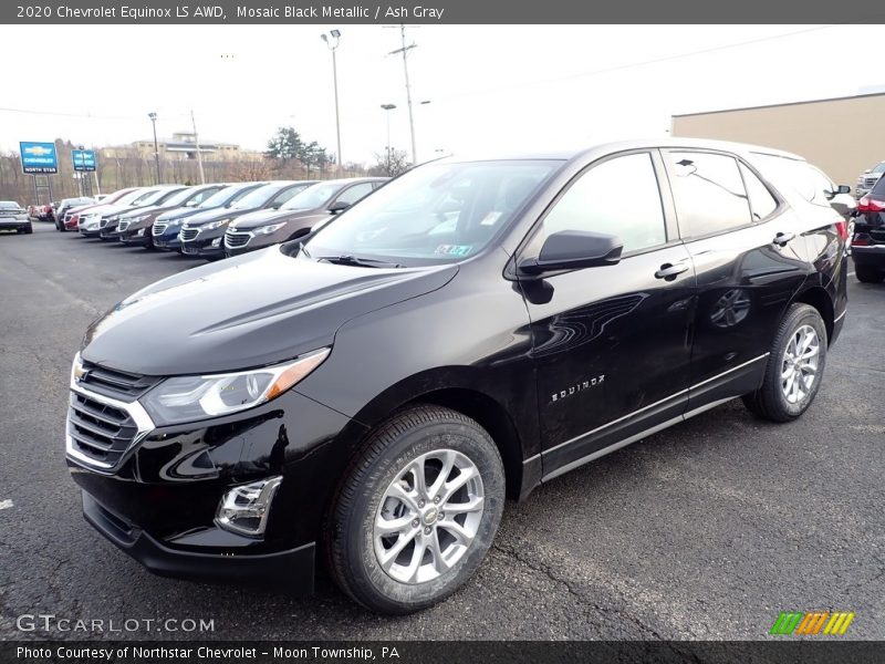 Mosaic Black Metallic / Ash Gray 2020 Chevrolet Equinox LS AWD