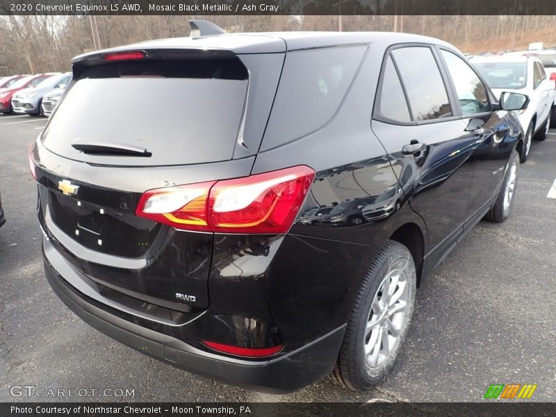 Mosaic Black Metallic / Ash Gray 2020 Chevrolet Equinox LS AWD