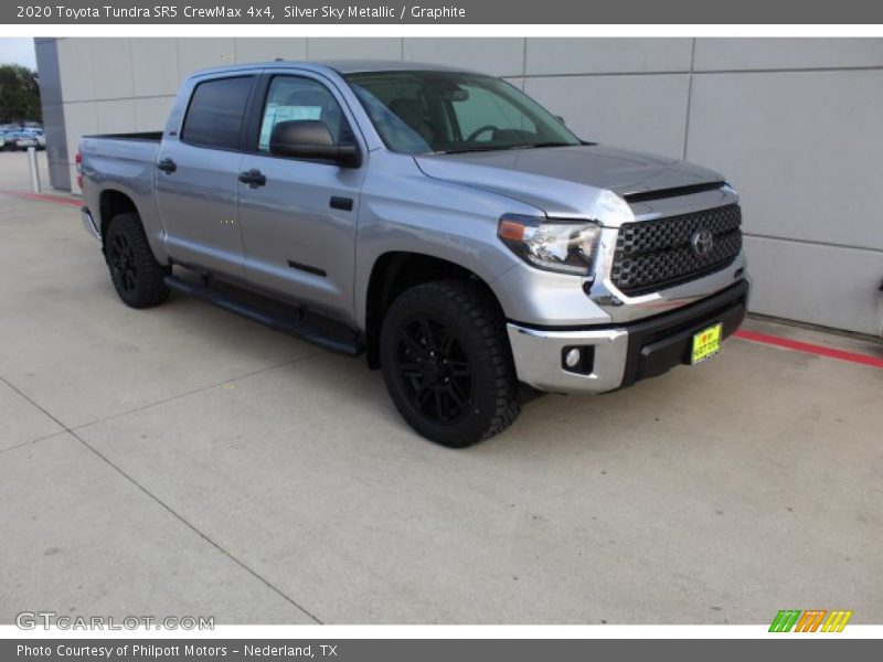 Silver Sky Metallic / Graphite 2020 Toyota Tundra SR5 CrewMax 4x4