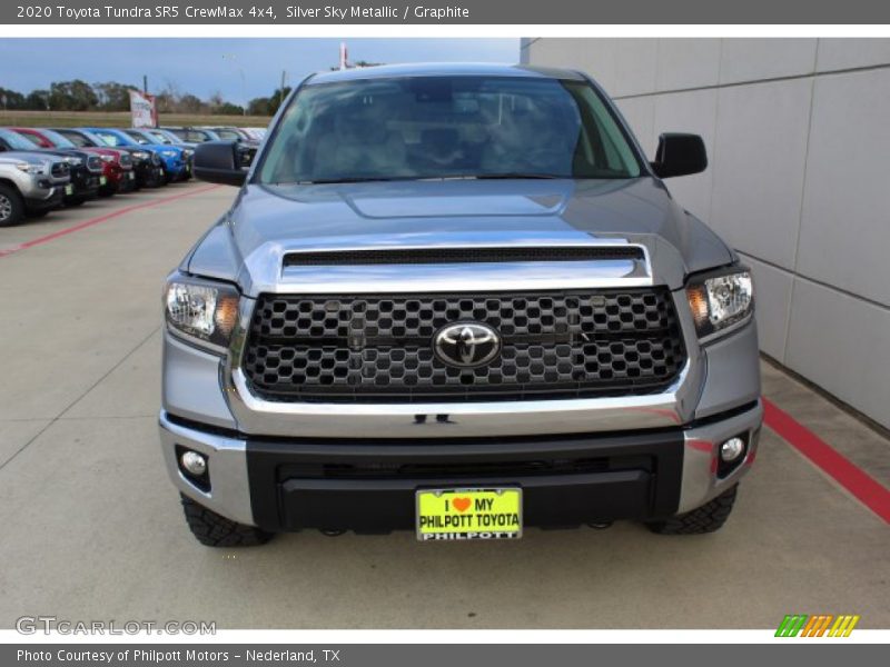 Silver Sky Metallic / Graphite 2020 Toyota Tundra SR5 CrewMax 4x4