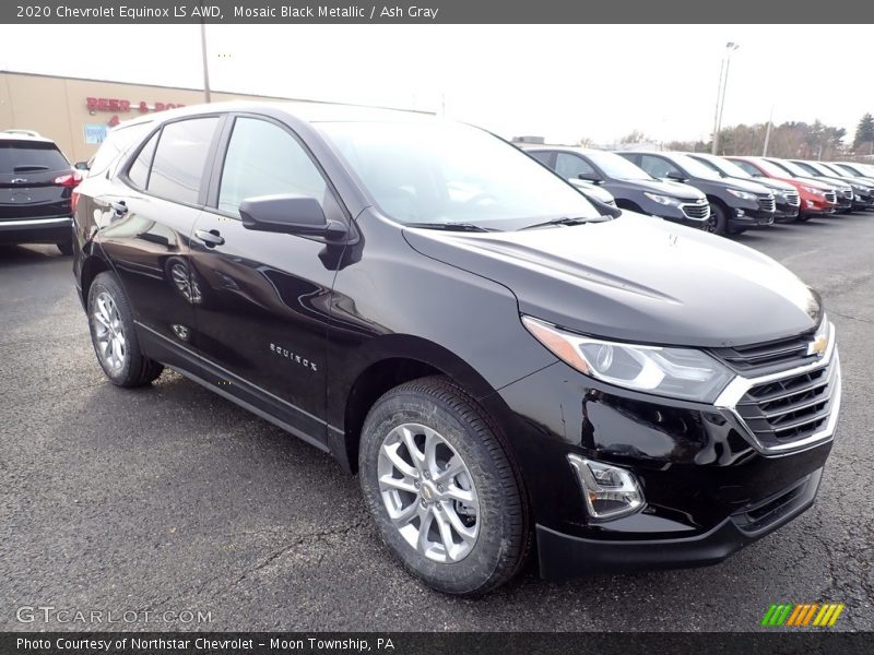 Mosaic Black Metallic / Ash Gray 2020 Chevrolet Equinox LS AWD