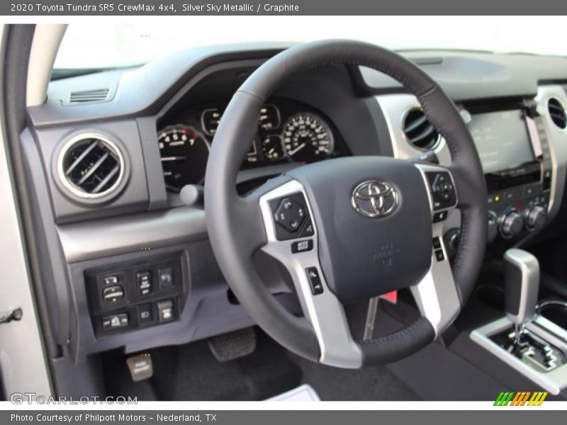 Silver Sky Metallic / Graphite 2020 Toyota Tundra SR5 CrewMax 4x4