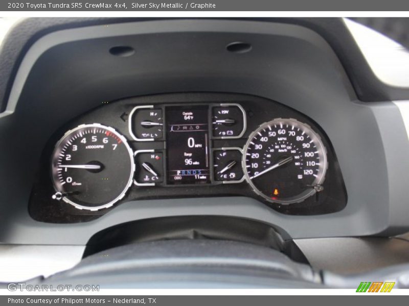 Silver Sky Metallic / Graphite 2020 Toyota Tundra SR5 CrewMax 4x4