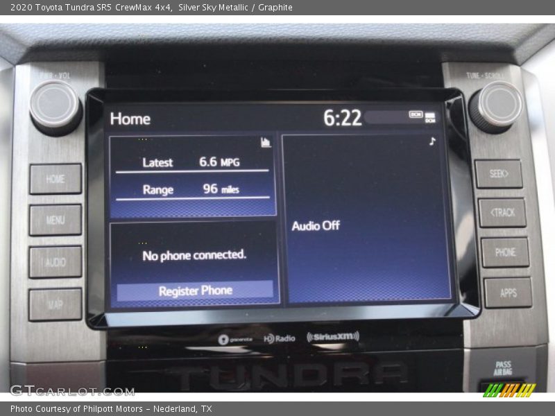 Silver Sky Metallic / Graphite 2020 Toyota Tundra SR5 CrewMax 4x4