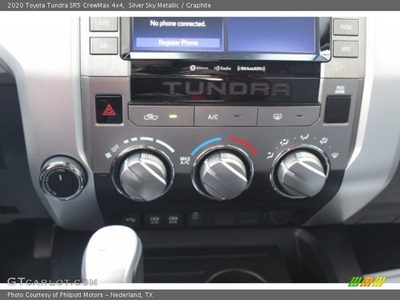 Silver Sky Metallic / Graphite 2020 Toyota Tundra SR5 CrewMax 4x4