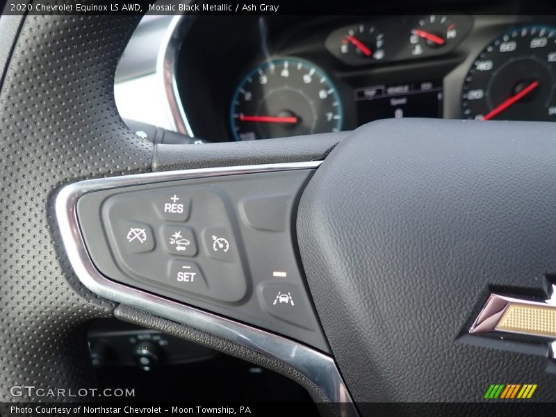 Mosaic Black Metallic / Ash Gray 2020 Chevrolet Equinox LS AWD